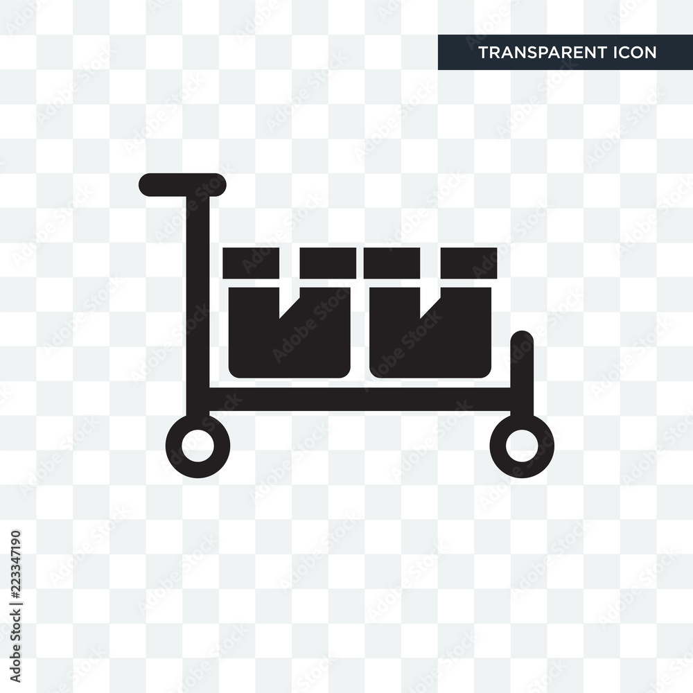 Packing vector icon isolated on transparent background, Packing logo design