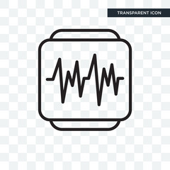 Wall Mural - Sound waves vector icon isolated on transparent background, Sound waves logo design