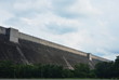 Khun Dan Prakarn Chon huge concrete dam in Thailand