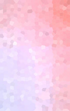 Abstract Illustration Of Vertical Pink And Blue Colorful Small Hexagon Background, Digitally Generated.