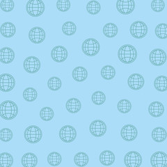 Wall Mural - Global sphere pattern background