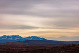 Fototapeta Na sufit - Morning Sun Over The Mountains In Moab Utah