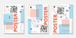 © Anna - Covers templates set with abstract shapes, bauhaus, memphis and other graphic geometric elements.