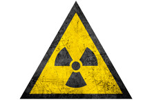 Black Radioactive Sign In Yellow Riangle