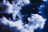 Fototapeta Niebo - colorful night sky