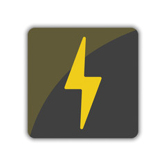 Wall Mural - Power Menu Invocation Icon. Vector illustration on white background.