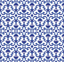  blue and white Chinese pattern