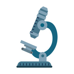 Poster - microscope laboratory isolated icon