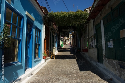 Fotografia  Gasse auf Lesbos