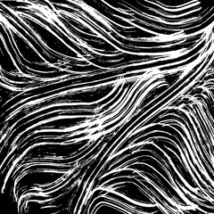  White and black grunge pattern. Background. Brush. Vector.