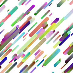Poster - Colorful abstract seamless diagonal gradient stripe background pattern - trendy vector graphic design