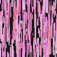 Poster - Pink trendy abstract gradient background with vertical rounded stripe pattern - vector design