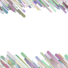 Poster - Colorful seamless gradient diagonal rounded stripe background pattern - modern vector graphic