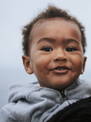 Portrait of young cheerful boy