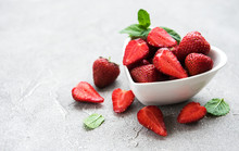 Bowl With Fresh Strawberries