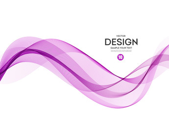 Poster - Abstract colorful vector background, color wave for design brochure, website, flyer.