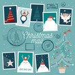 cute Christmas vector stamps