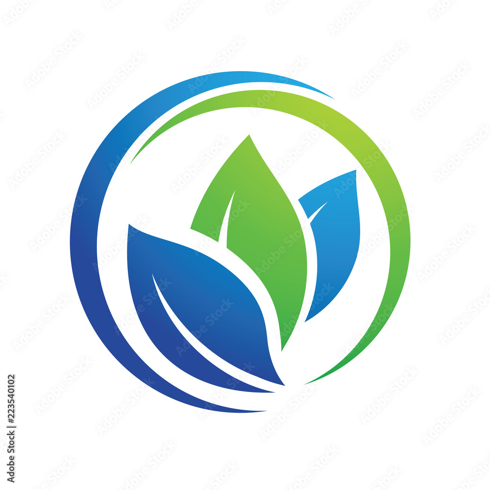 Green Logo, Leaf and Herbal Care Logo Design Inspiration Vector Stock ...