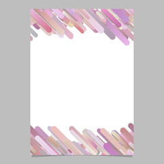 Poster - Abstract modern gradient diagonal stripe pattern poster background - vector stationery template illustration