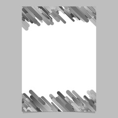 Poster - Modern gradient diagonal rounded stripe pattern poster background template design