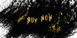 © Constantine_papp - buy now splatter text paint on a wall golden