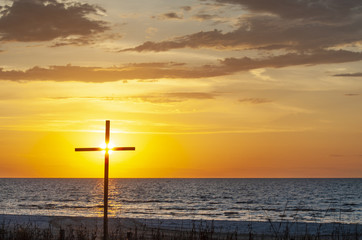 Cross on Beach #1