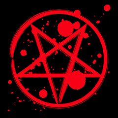 Pentagram occult symbol