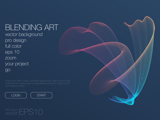 Futuristic user interface. UI Technology background vector