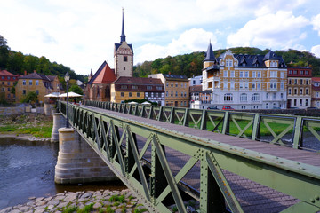 Canvas Print - Spaziergang in Gera, Thüringen, Deutschland