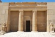 Entrance to the Mortuary Temple of Khufu, Giza, Cairo, Egypt, Africa