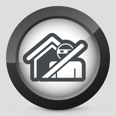 Thief security icon