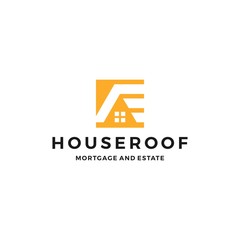 Sticker - home house logo vector icon