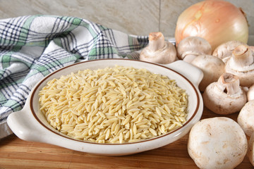 Poster - Bowl of Orzo Pasta