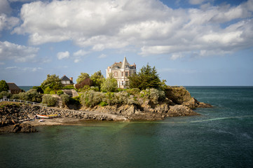 Wall Mural - The coast near Binic. Brittany, France.