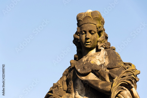 Fotografie, Obraz Statue of Saint Vitus from Ferdinand Maxmilian Brokoff 1714 on Charles Bridge ne