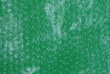 Plastic Green White Texture Of A Piece Of Cellophane