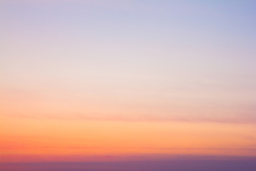 twilight sky with cloud at sunset abstract background