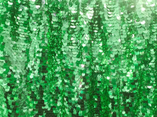Round Glitter Green Sequin