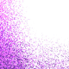 Poster - Purple and magenta square mosaic vector background design