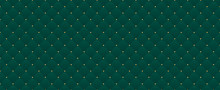 Dark Green Color. Deep Emerald Seamless Pattern For Premium Royal Party. Luxury Template With Vintage Leather Texture Wallpaper. Background For Invitation Card. Festive Traditional Christmas Backdrop