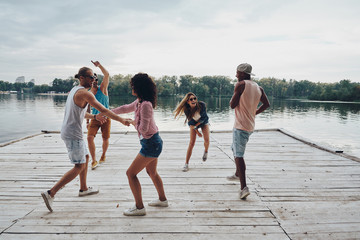 Canvas Print - Young and free. 