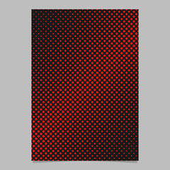 Poster - Halftone circle background pattern poster template - vector graphic with diagonal dots