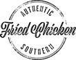 Southern Fried Chicken Restaurant Menu Sign