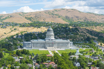 Wall Mural - Utah State Capitol in Salt Lake City, Utah, USA.