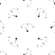 © mingirov - Motor gas gauge icon seamless pattern on white background. Empty fuel meter. Full tank indication. Flat design. Vector Illustration