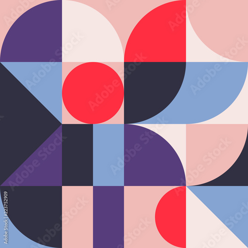 Fotomural Abstract Geometry Pattern Graphic 07