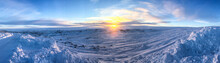 Arctic Sunset In Iqaluit, Nunavut