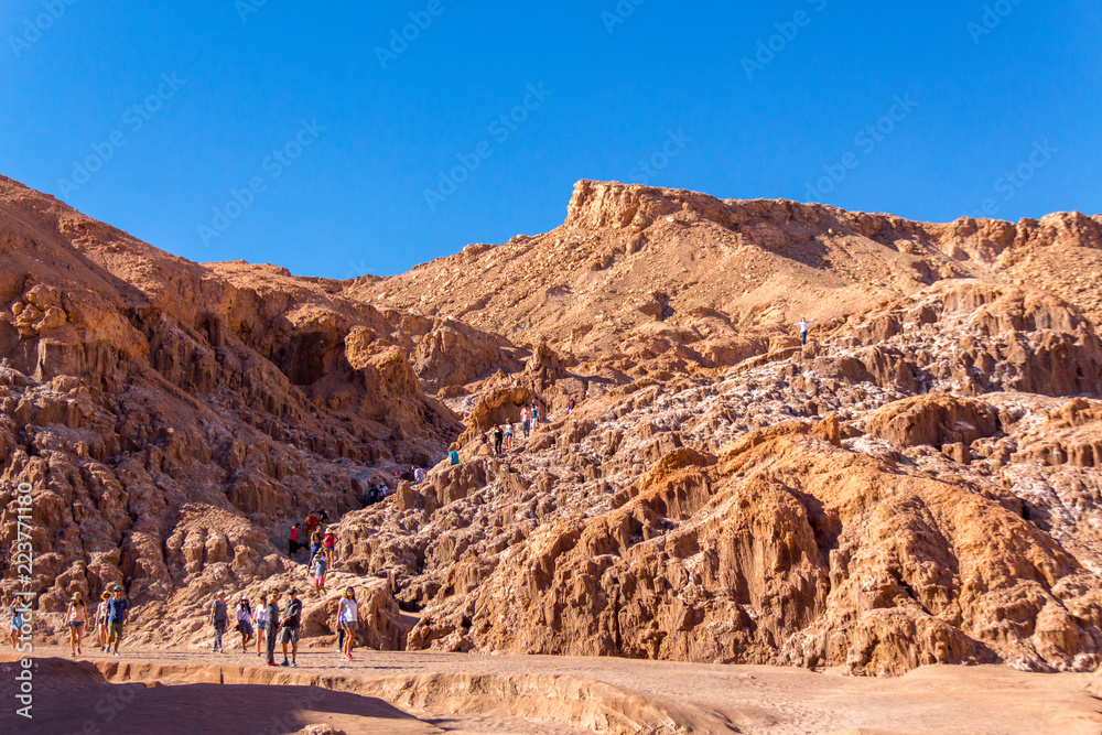 Foto de Stock En algún lugar del desierto de Atacama y San Pedro de ...
