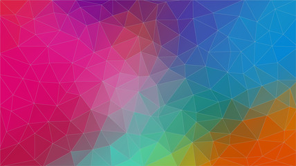 Wall Mural - Multicolor triangle abstrat background.. Eps10 vector.