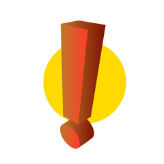 Poster - Exclamation Mark icon for web and mobile
